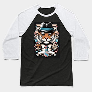 Beather Tiger Baseball T-Shirt